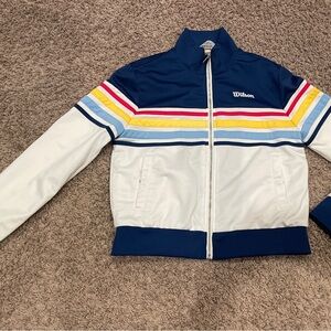 Wilson Retro Track Jacket - Size Small